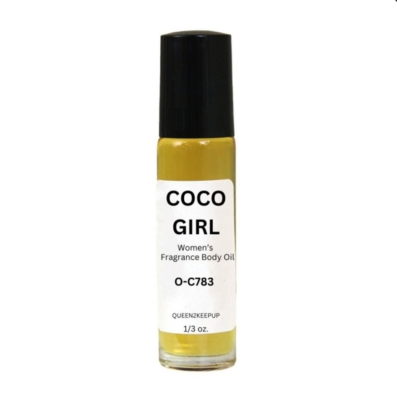 Coco Girl (Women) Body Oil 10 ml Fragrance Pure Uncut 1/3 oz Roll-On Scent - Picture 5 of 5